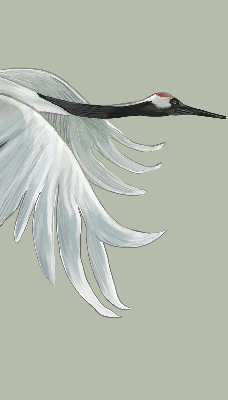 Rolgordijn verduisterend Kraan in vlucht