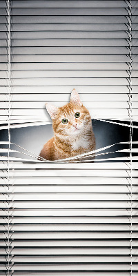 Rolgordijn verduisterend Gember kat