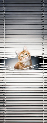 Rolgordijn verduisterend Gember kat