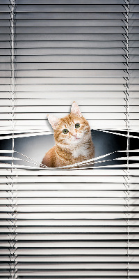 Rolgordijn verduisterend Gember kat