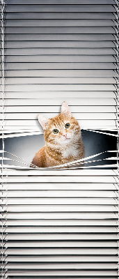 Rolgordijn verduisterend Gember kat