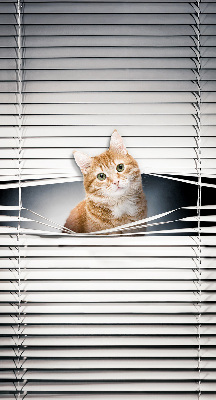 Rolgordijn verduisterend Gember kat