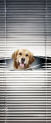 Rolgordijn voor het raam Gouden Hond