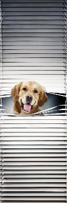 Rolgordijn voor het raam Gouden Hond