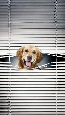 Rolgordijn voor het raam Gouden Hond