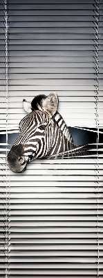 Rolgordijn voor het raam Ribben