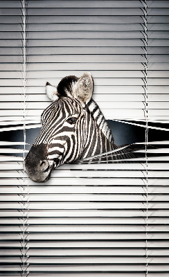 Rolgordijn voor het raam Ribben