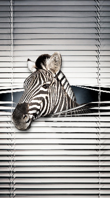 Rolgordijn voor het raam Ribben