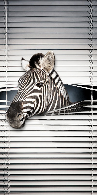 Rolgordijn voor het raam Ribben