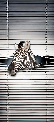 Rolgordijn voor het raam Ribben