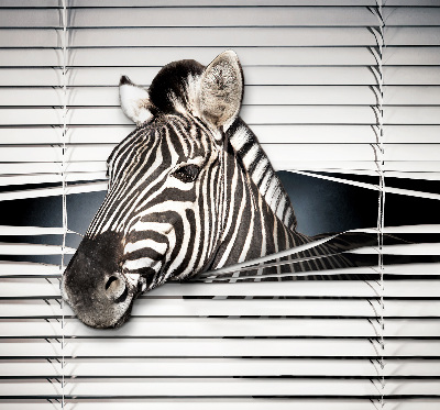 Rolgordijn voor het raam Ribben