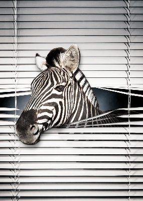 Rolgordijn voor het raam Ribben