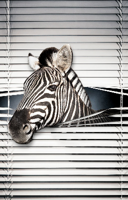 Rolgordijn voor het raam Ribben