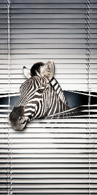 Rolgordijn voor het raam Ribben