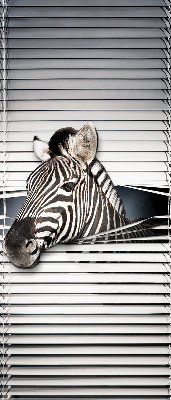 Rolgordijn voor het raam Ribben