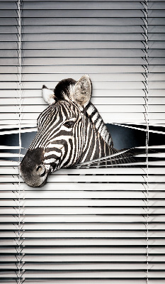 Rolgordijn voor het raam Ribben