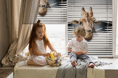 Rolgordijn verduisterend Giraffe