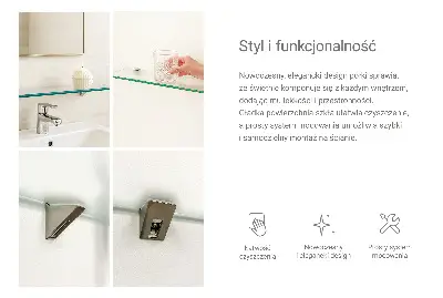 Glazen legplank voor de badkamer, halfdoorzichtig