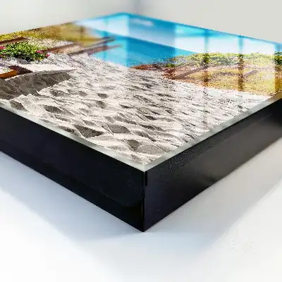 Kustpad langs de zee