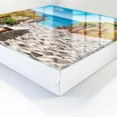 Kustpad langs de zee
