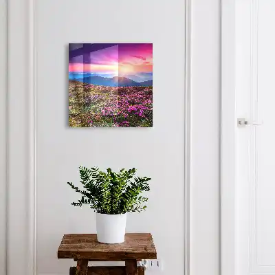 Een ochtend in de bergen in intense kleuren