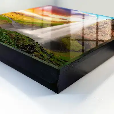 Prachtig landschap met groen op de achtergrond