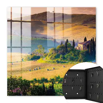 Toscaanse idylle met huis op een heuvel