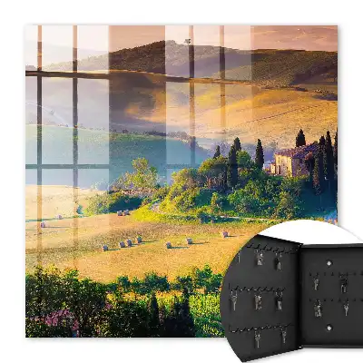 Toscaanse idylle met huis op een heuvel