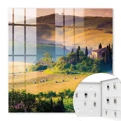 Toscaanse idylle met huis op een heuvel