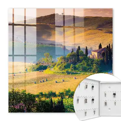 Toscaanse idylle met huis op een heuvel