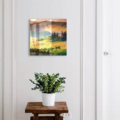 Toscaanse idylle met huis op een heuvel