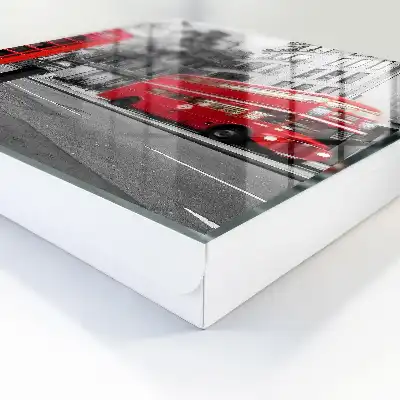 Londen in contrast met het rode vak