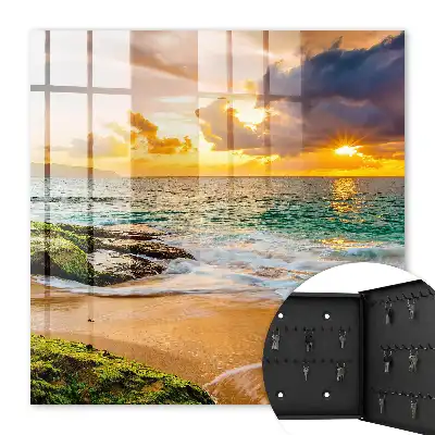 Zonsondergang in warme kleuren
