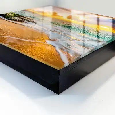 Zonsondergang in warme kleuren