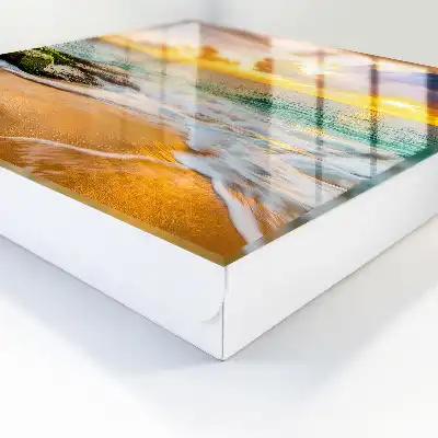 Zonsondergang in warme kleuren