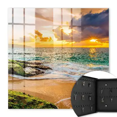 Zonsondergang in warme kleuren