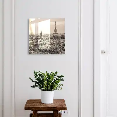 Stedelijke elegantie met de Eiffeltoren op de achtergrond