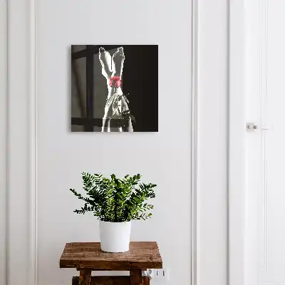 Roos in wit en rood