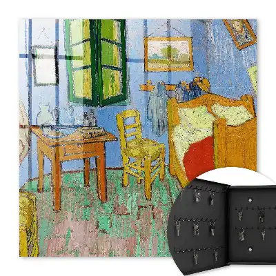 Gezellige kamer met houten meubels