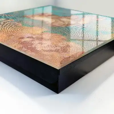 Dromerige droom op een turquoise achtergrond