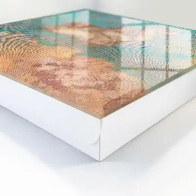 Dromerige droom op een turquoise achtergrond
