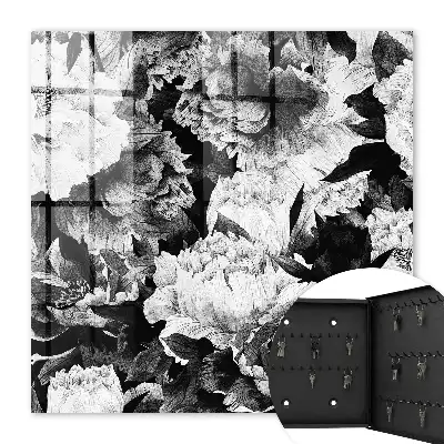 Zwart-witte bloemen in harmonie