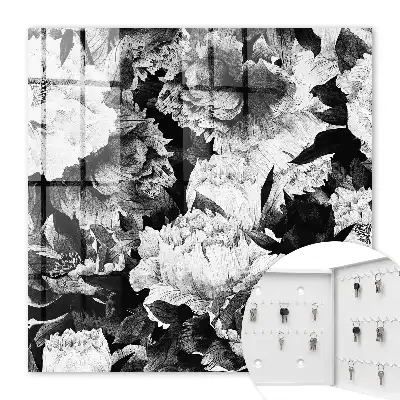 Zwart-witte bloemen in harmonie