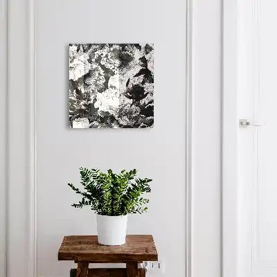 Zwart-witte bloemen in harmonie