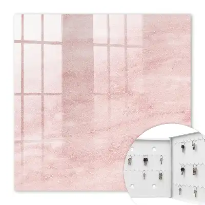 Roze decoratie met geweven textuur