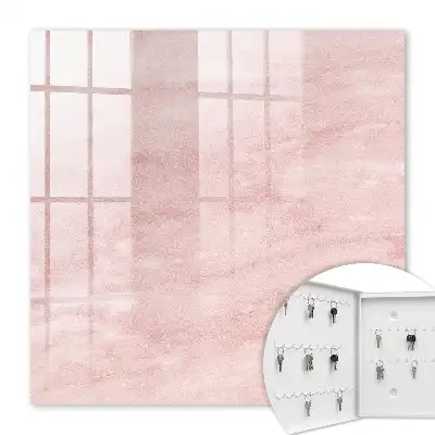 Roze decoratie met geweven textuur