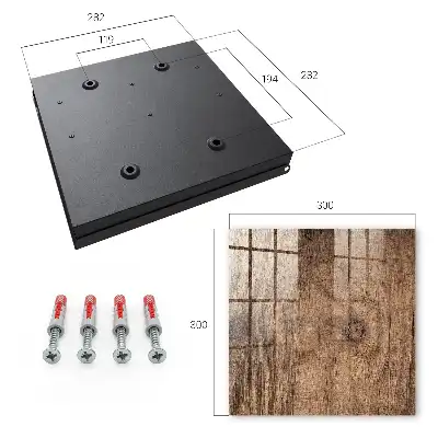 Houten wanddecoratie met warme structuur