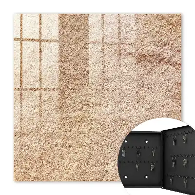 Beige met zandpatroon