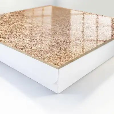 Beige met zandpatroon
