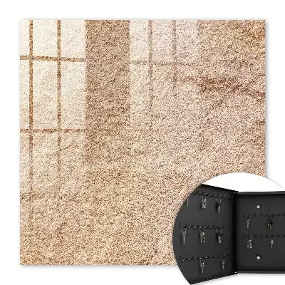 Beige met zandpatroon